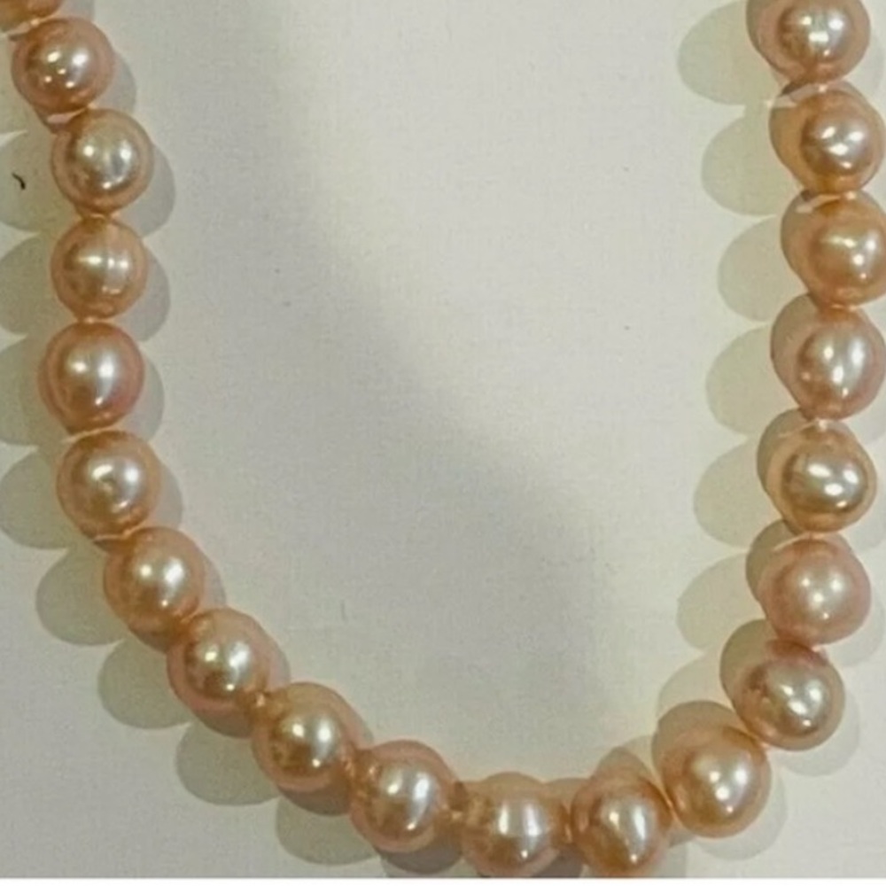 EFFY PINK HUED 18inch PEARL NECKLACE NWOT